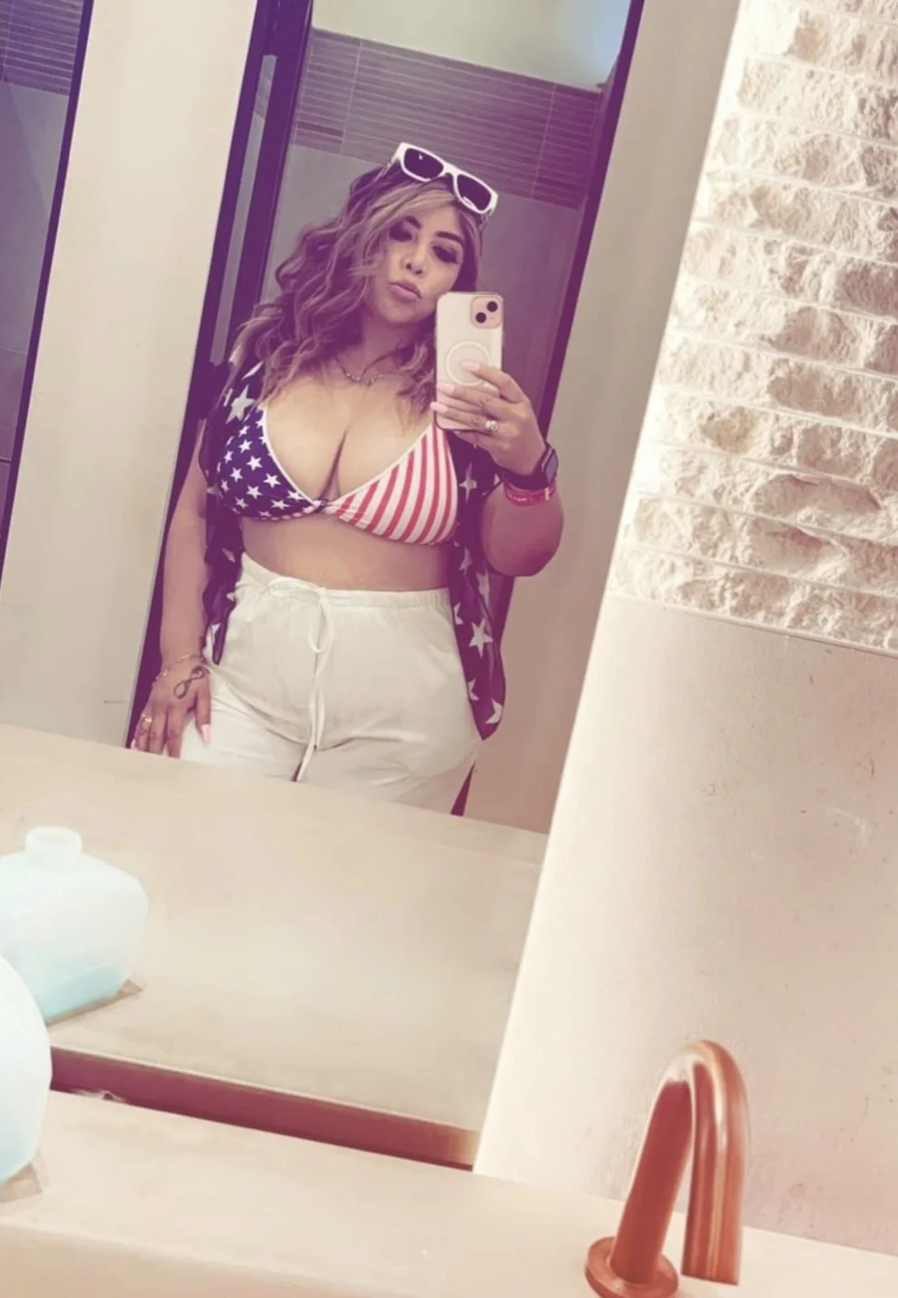 Big Tit Latina Loves USA image 3