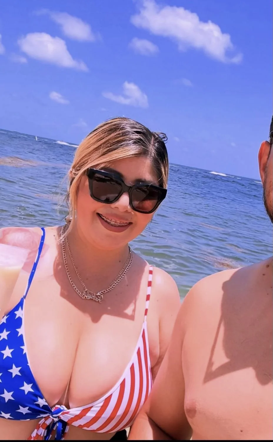 Big Tit Latina Loves USA image 4