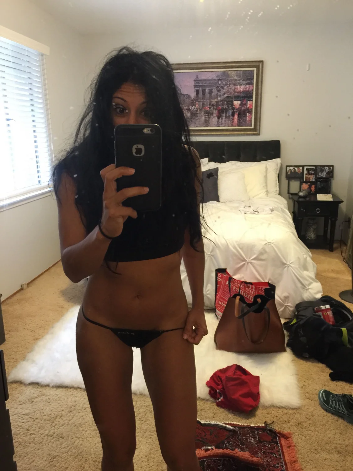 Sexy KIK hot wife showing off her fit body image 37
