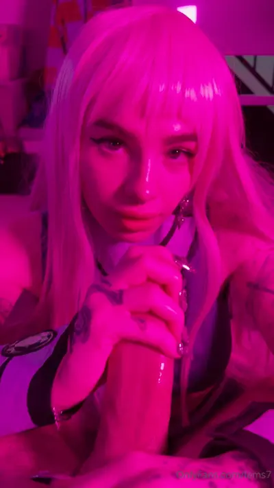 Hot cosplay slut catches a load cover image