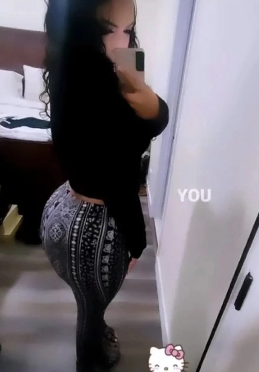 Ghetto Latina mami slut loves showing off her tits and ass image 2