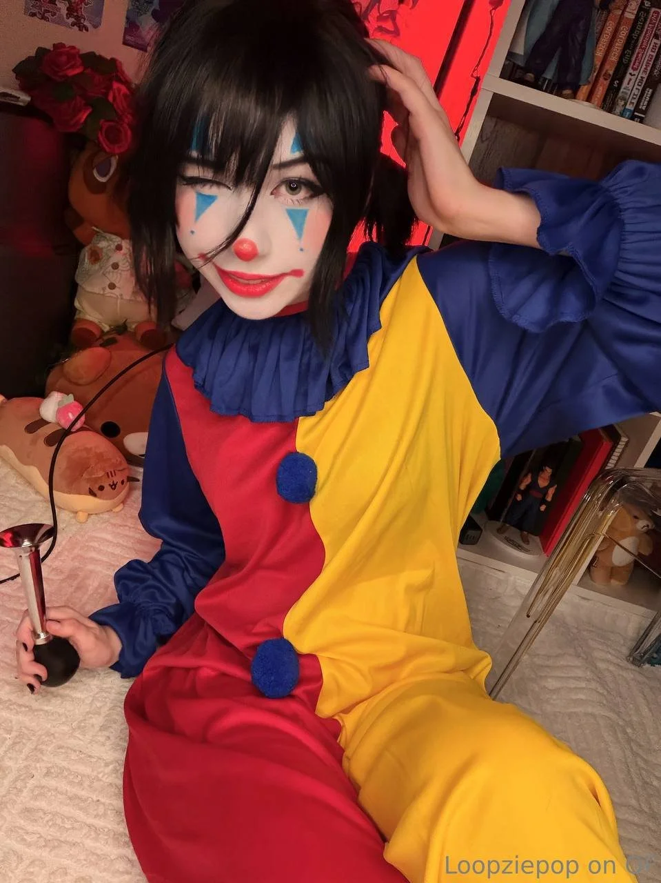 Cute clown girl cosplay image 11