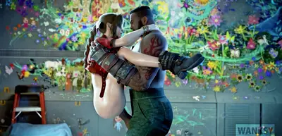 [Final Fantasy] Aerith fucks before her mission cover image