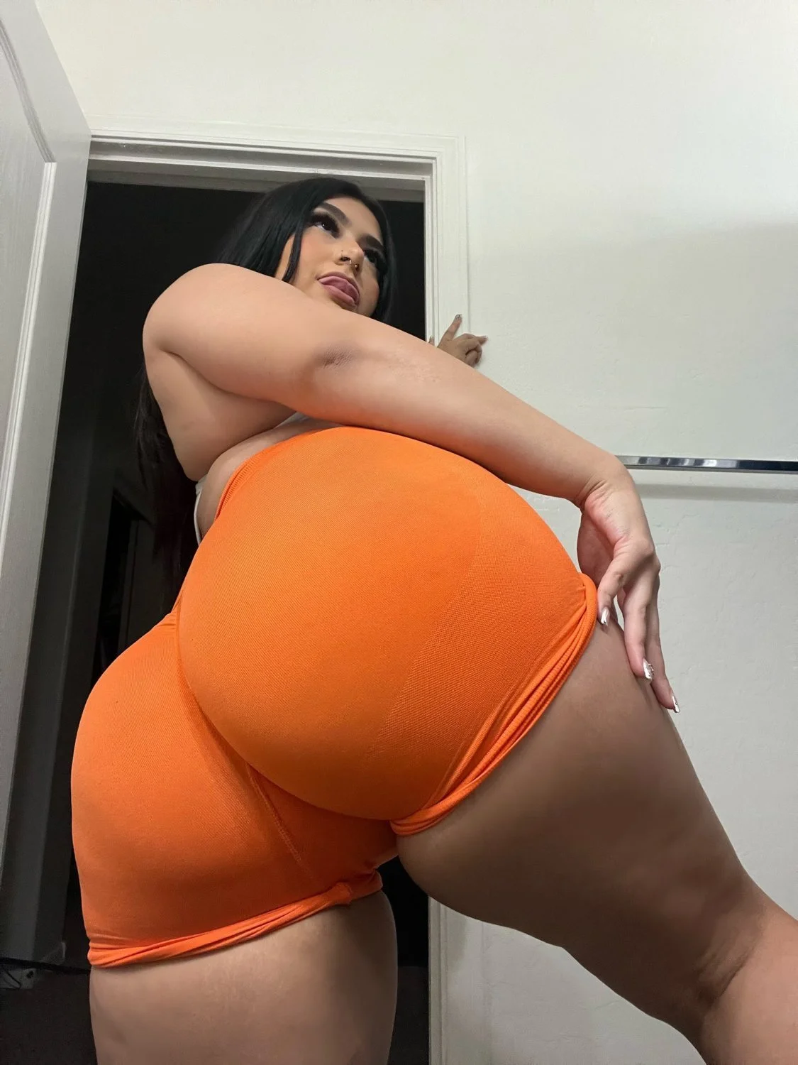 Fine Latina Slut Showing off Her Delicious Hammies image 2