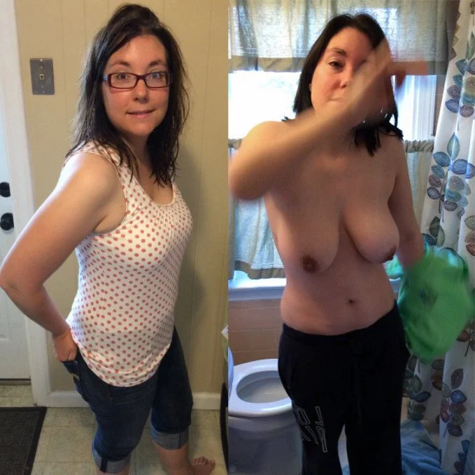 Real wife with a thick hairy pussy on display image 16