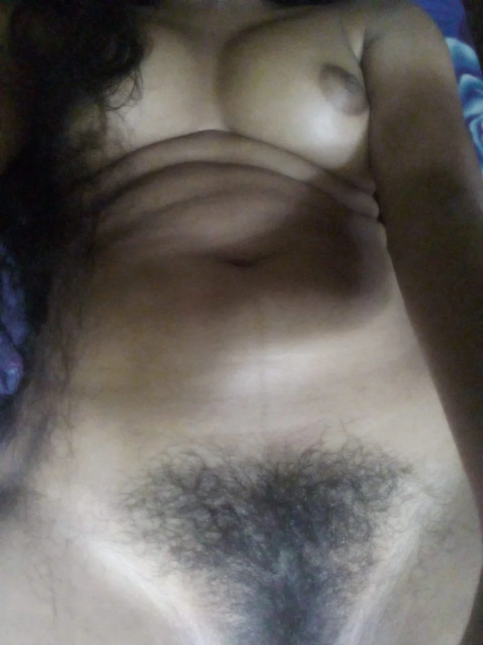 Indian cute girl exposed her hairy pussy image 10