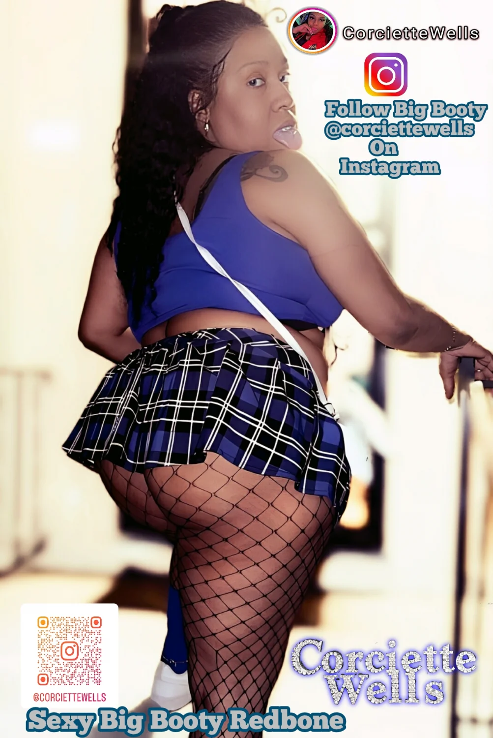 Corciette Wells big booty looks tasty @CorcietteWells image 7