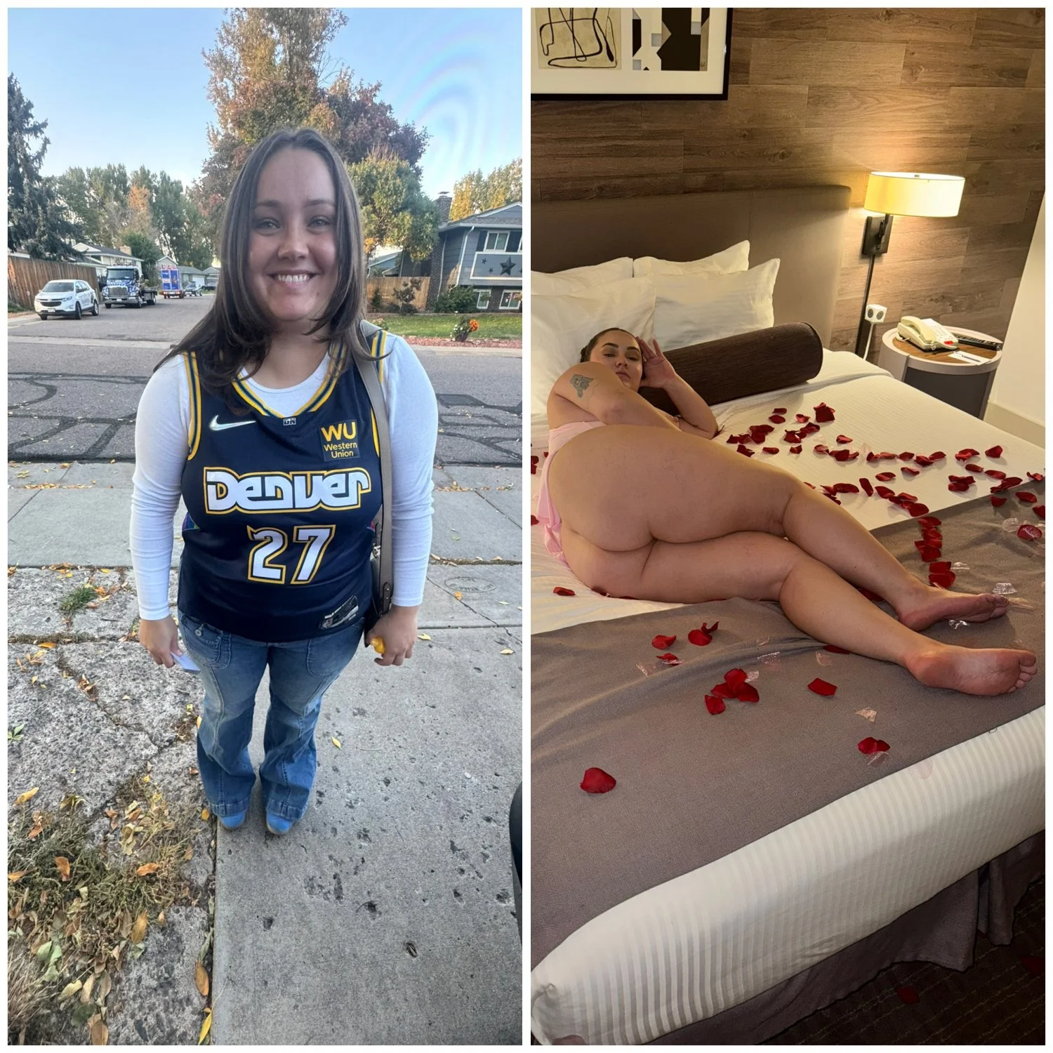 My thick ass big titty wife dressed:undressed Denver Colorado image 7