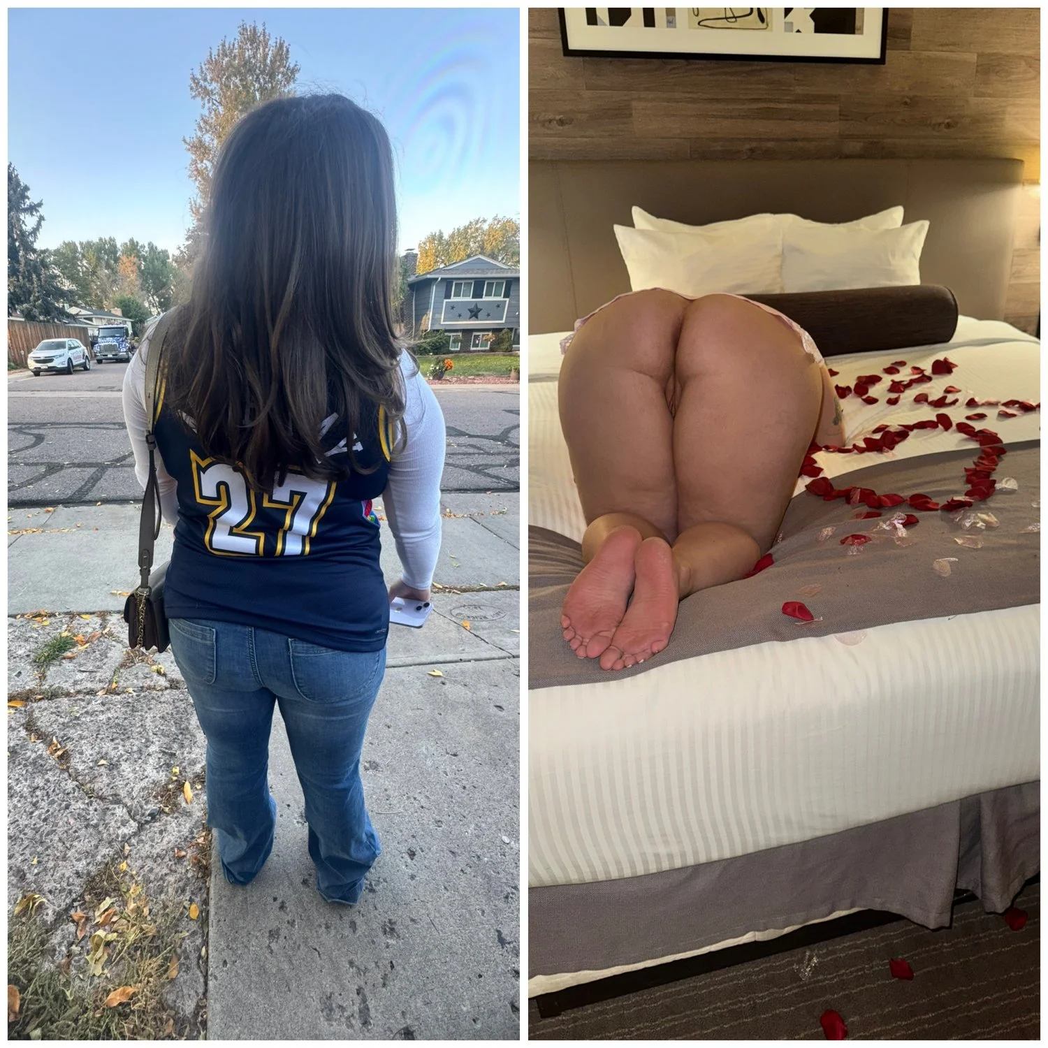My thick ass big titty wife dressed:undressed Denver Colorado image 9