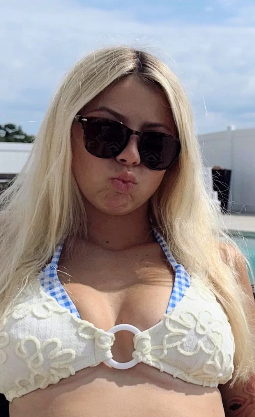 Hawk Tuah girl Hailey Welch-this southern nasty slut sucks a mean dick. Total cum dumpster. image 8