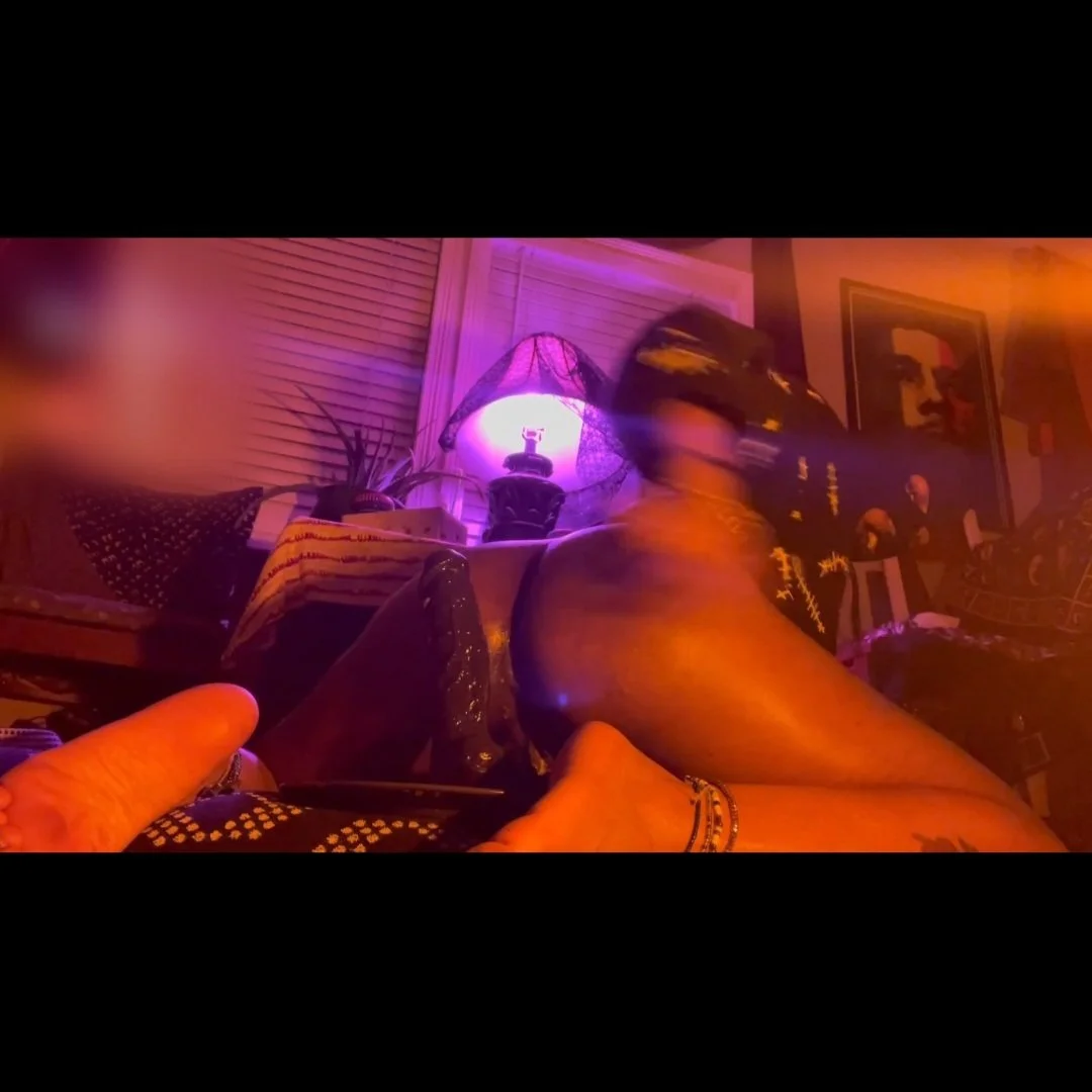 Horny Freaky Auntie Fucking Her Ass Anal Dildo Riding main image