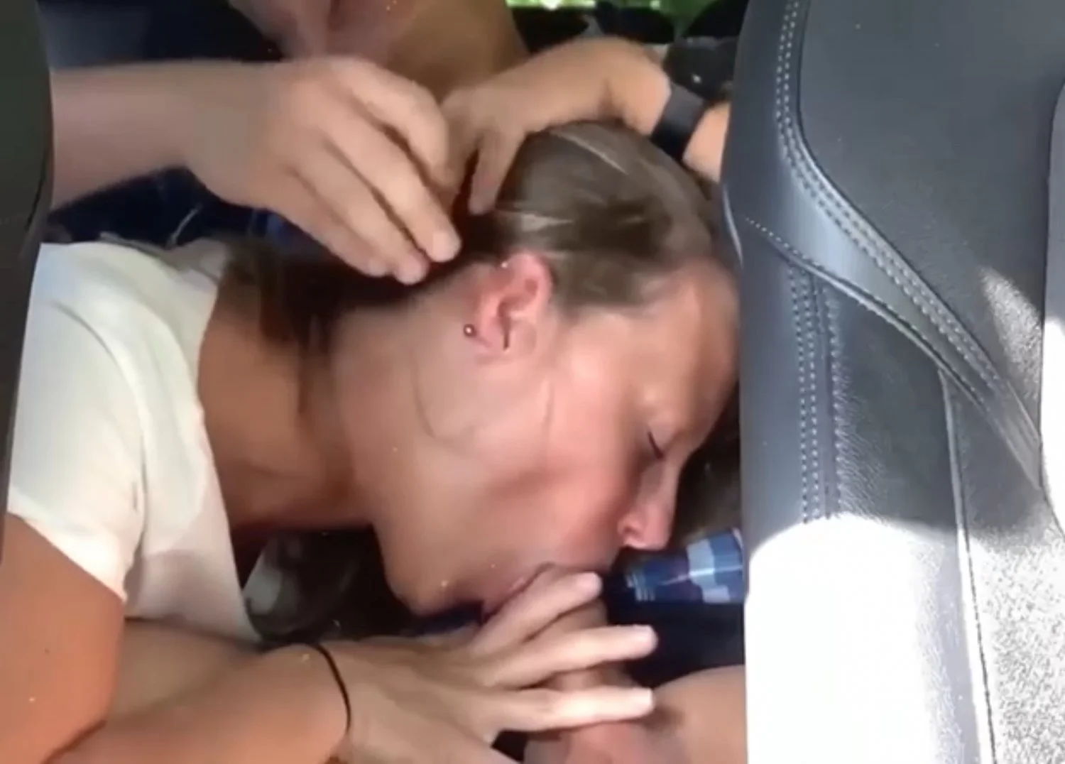 great blond sucks huge cock image 2