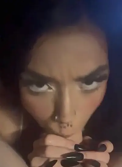 Adorable asian slut gives passionate blowjob cover image