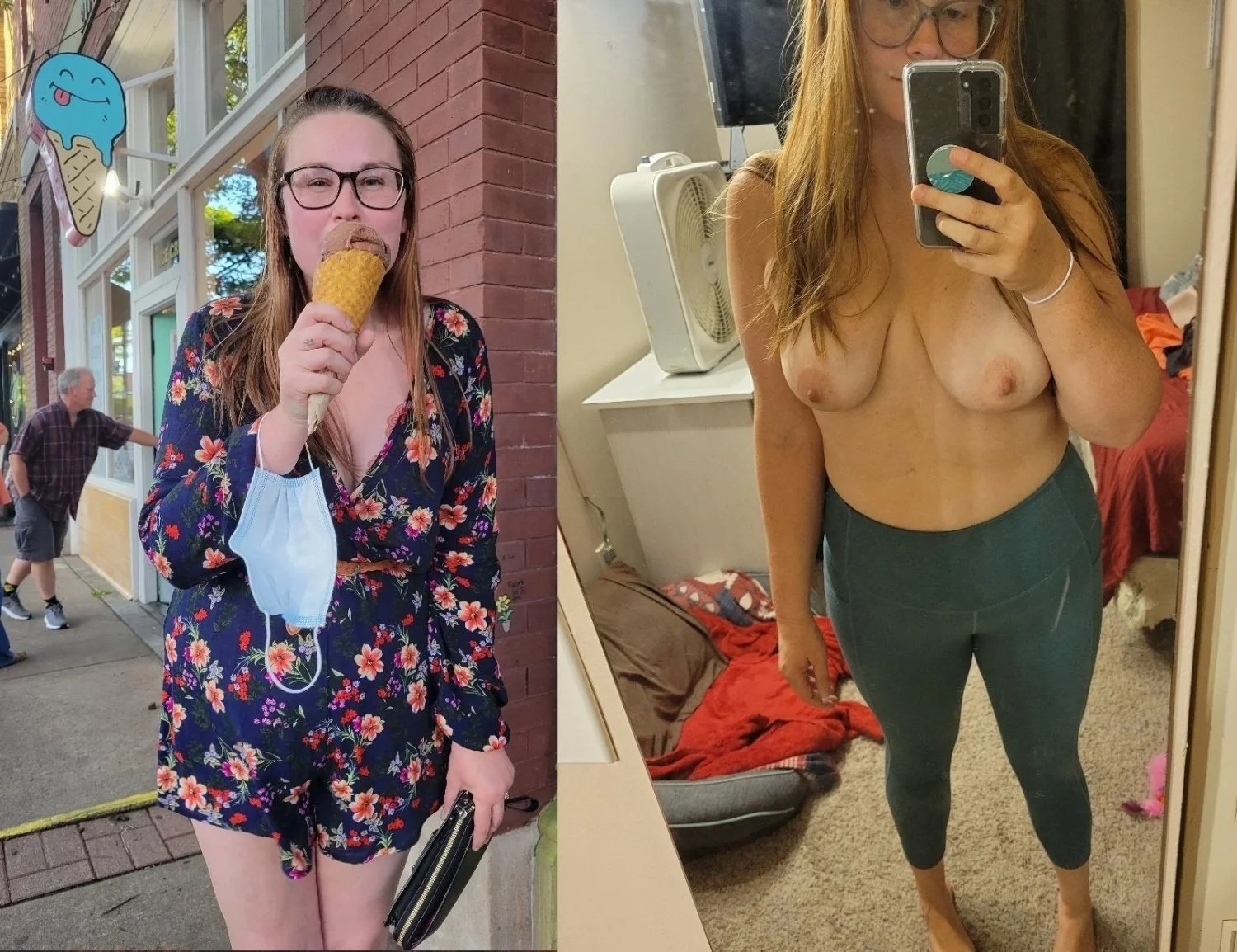 Dorky girlfriend selfies image 3