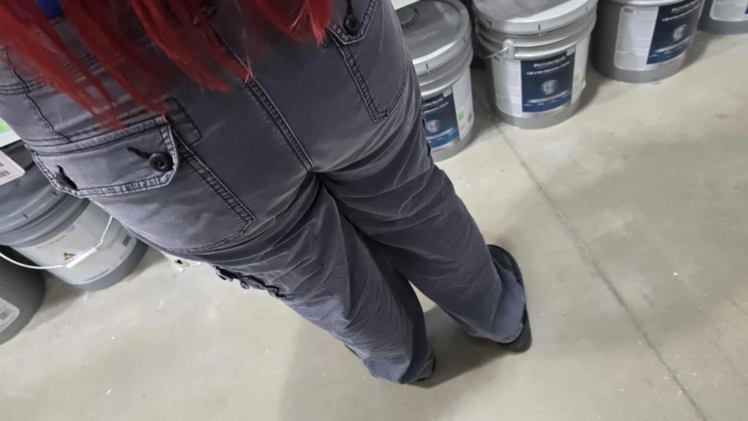 showing my coworkers ass image 3