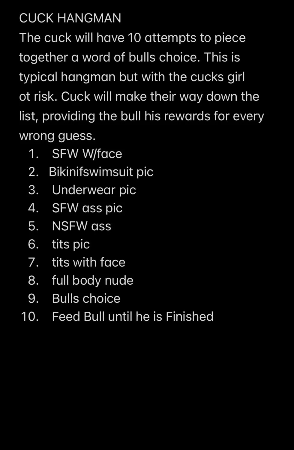 Cuckhangman Write me cucks main image