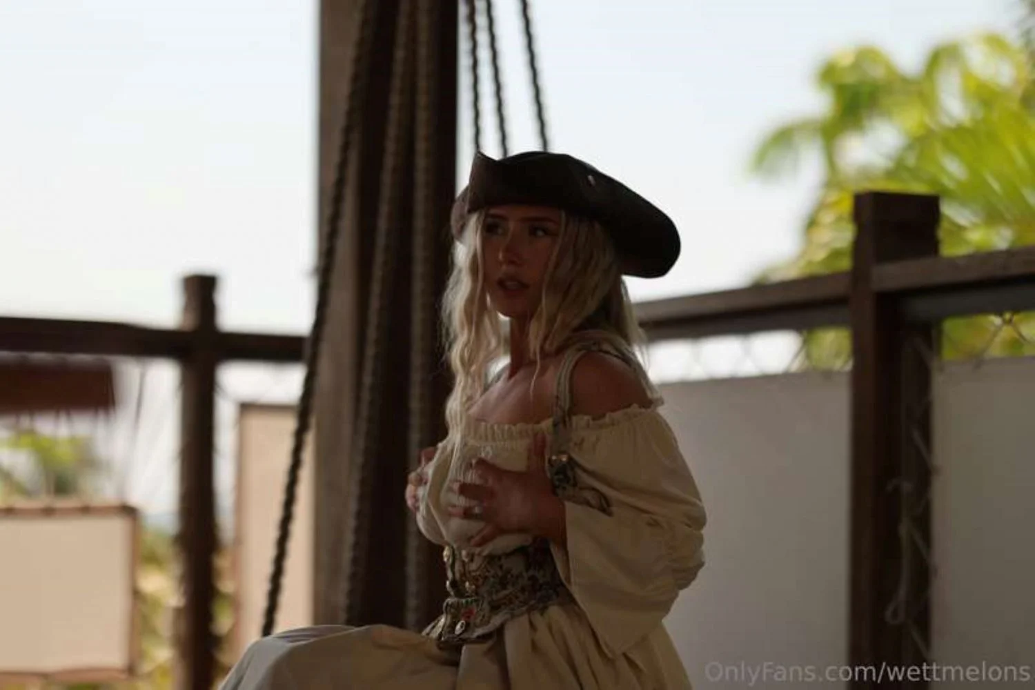Busty blonde image 4