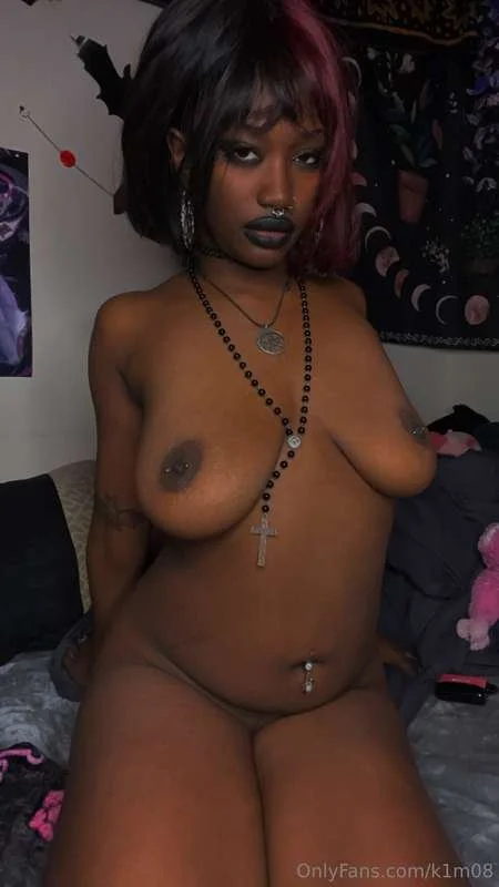 Hot busty black nerd slut k1m08 image 5
