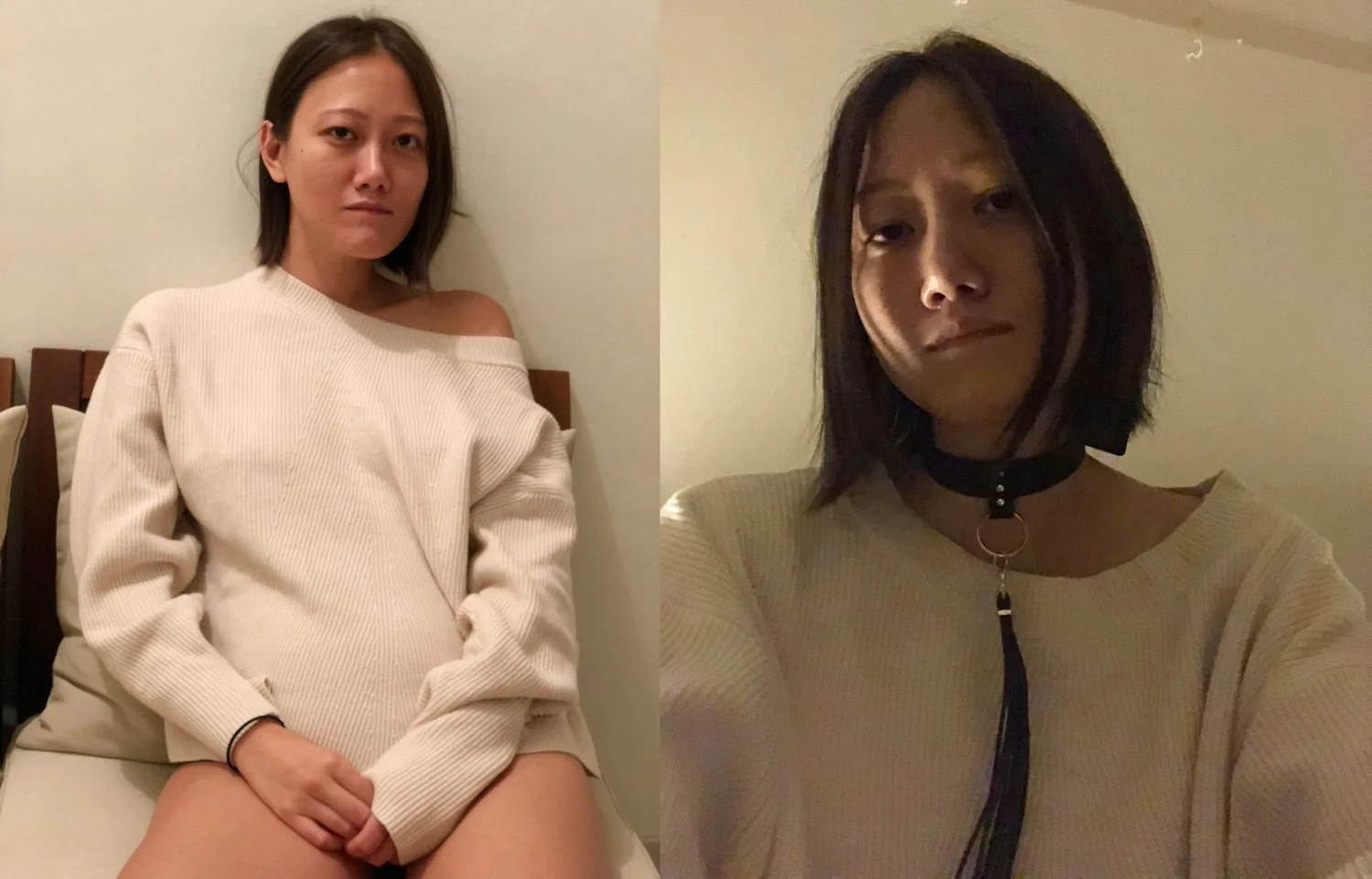 Asian amateur slut gf sucks BWC blowjob facial fucked image 16