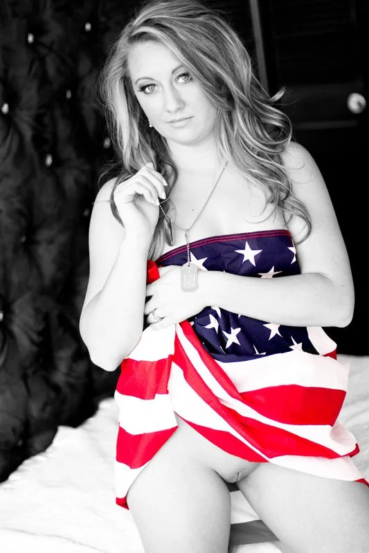 Patriotic Wife Boudoir image 39