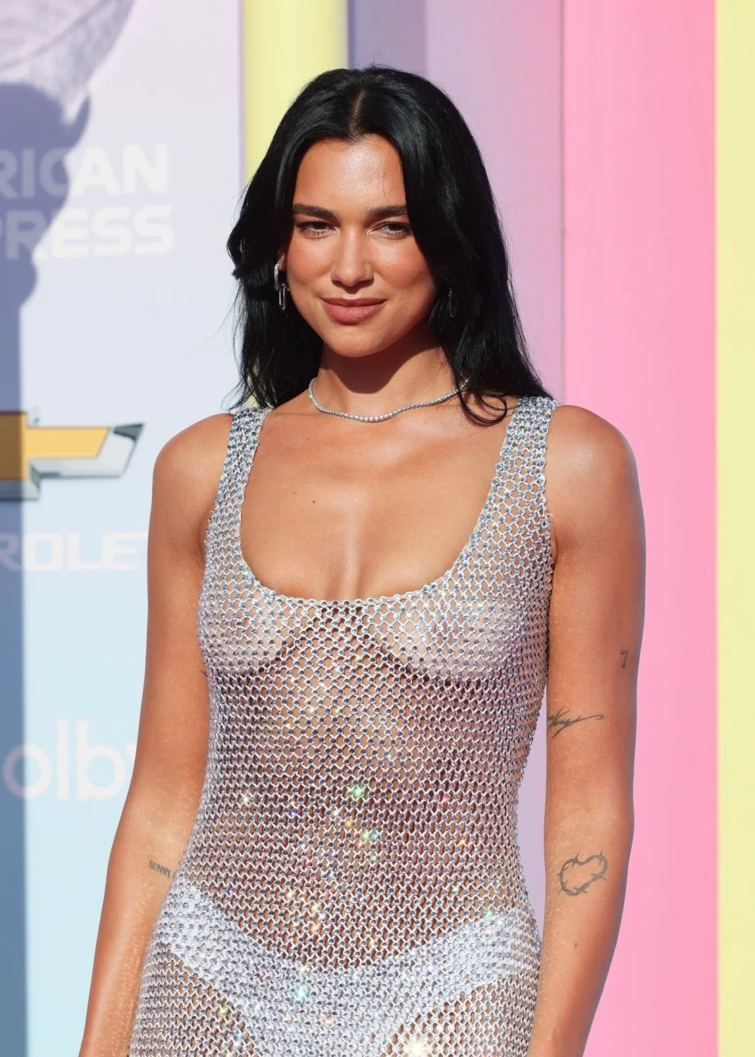 Dualipa transparent dress 4K image 4