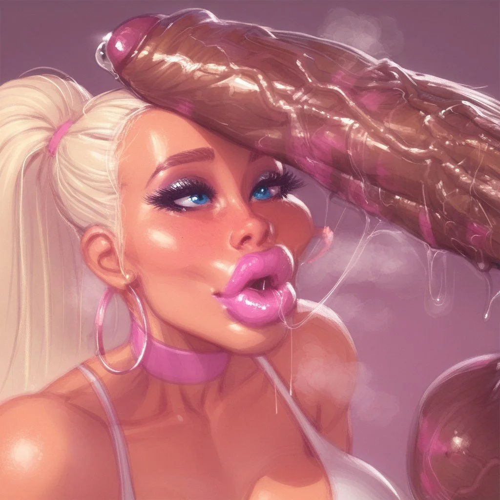 Getting Ready To Use Those Dick Sucking Lips image 11