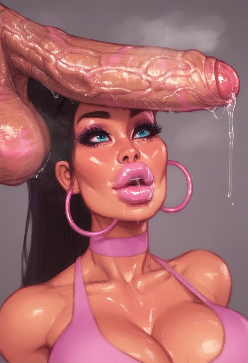 Getting Ready To Use Those Dick Sucking Lips image 14