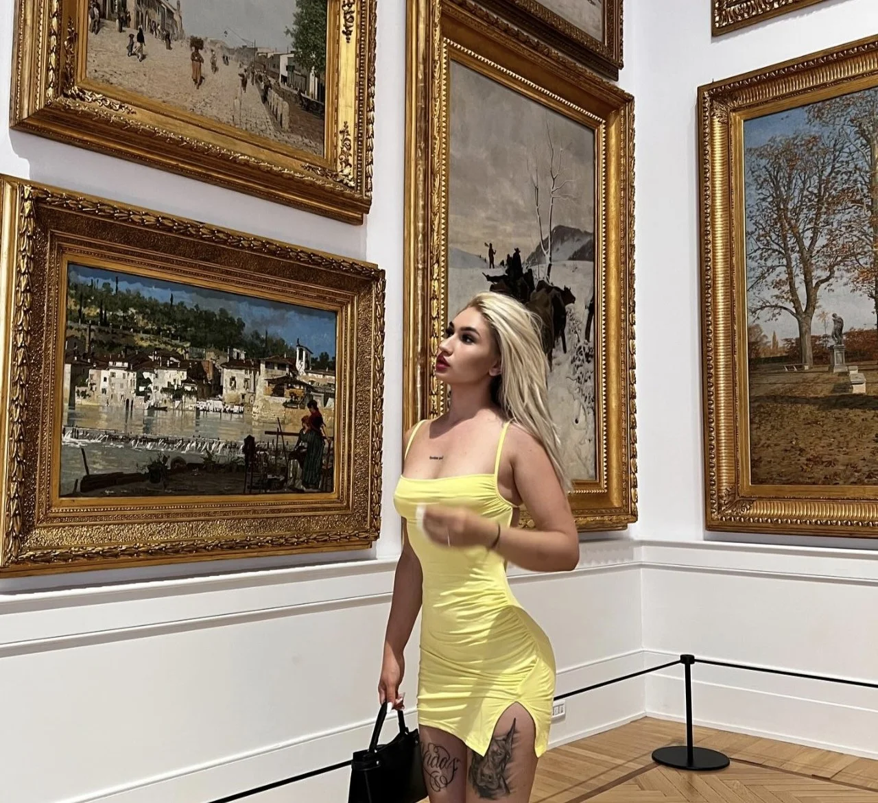 Thick Romanian blonde slut Dennisa image 18
