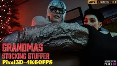 Grandma's Stocking Stuffer 3d Animated Porn cover image