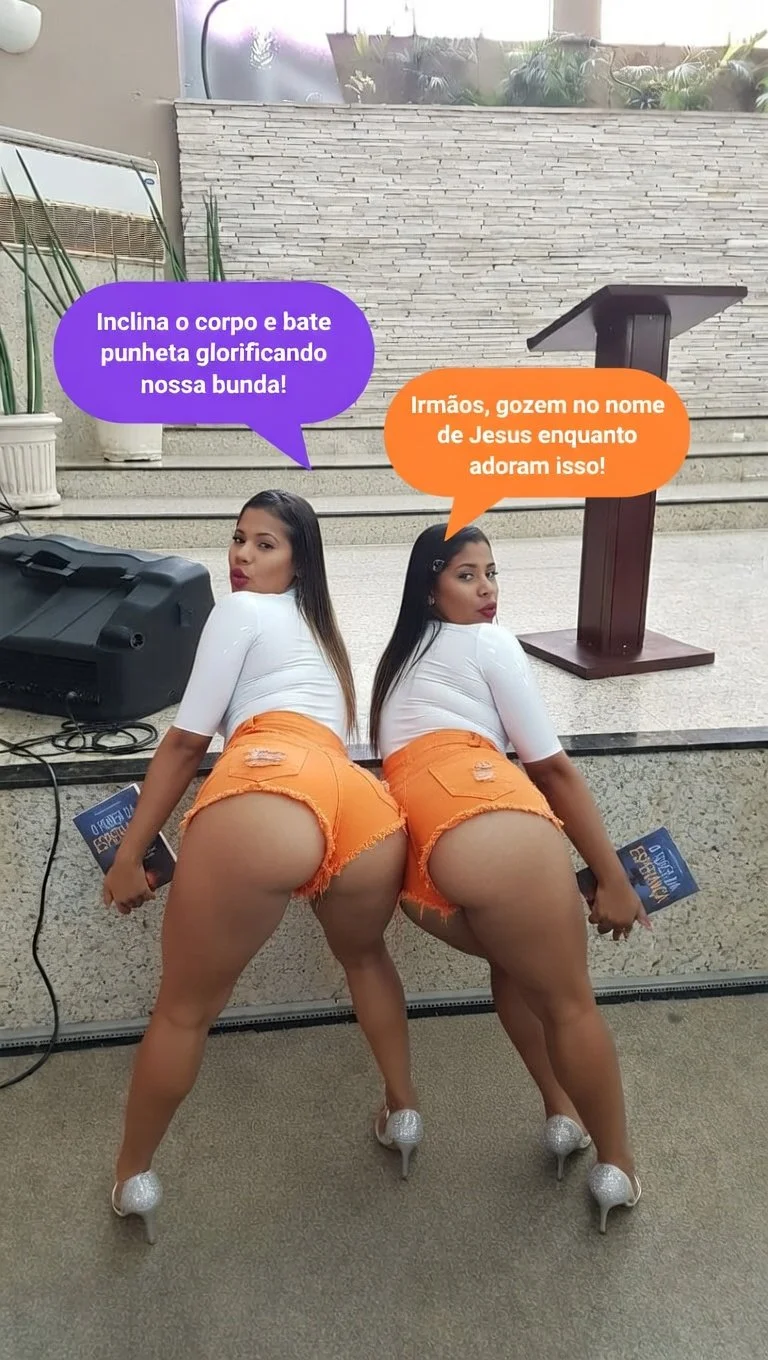 Milf negra e suas duas filhas no culto da ordenha. Parte 2. TABOO - AI - IA - CHURCH image 12