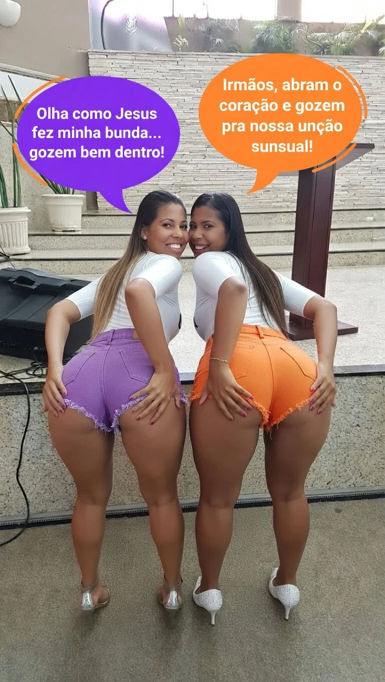 Milf negra e suas duas filhas no culto da ordenha. Parte 2. TABOO - AI - IA - CHURCH image 5