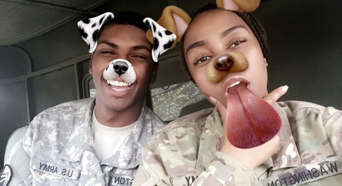Two military sluts sharing husband bbc sucking dick as a family goon life image 1