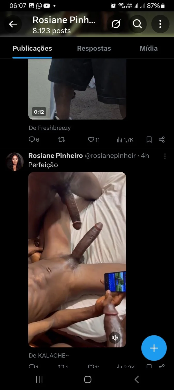 Os conteúdos dela devem mudar bastante, ou então ela foi hackeada. image 5