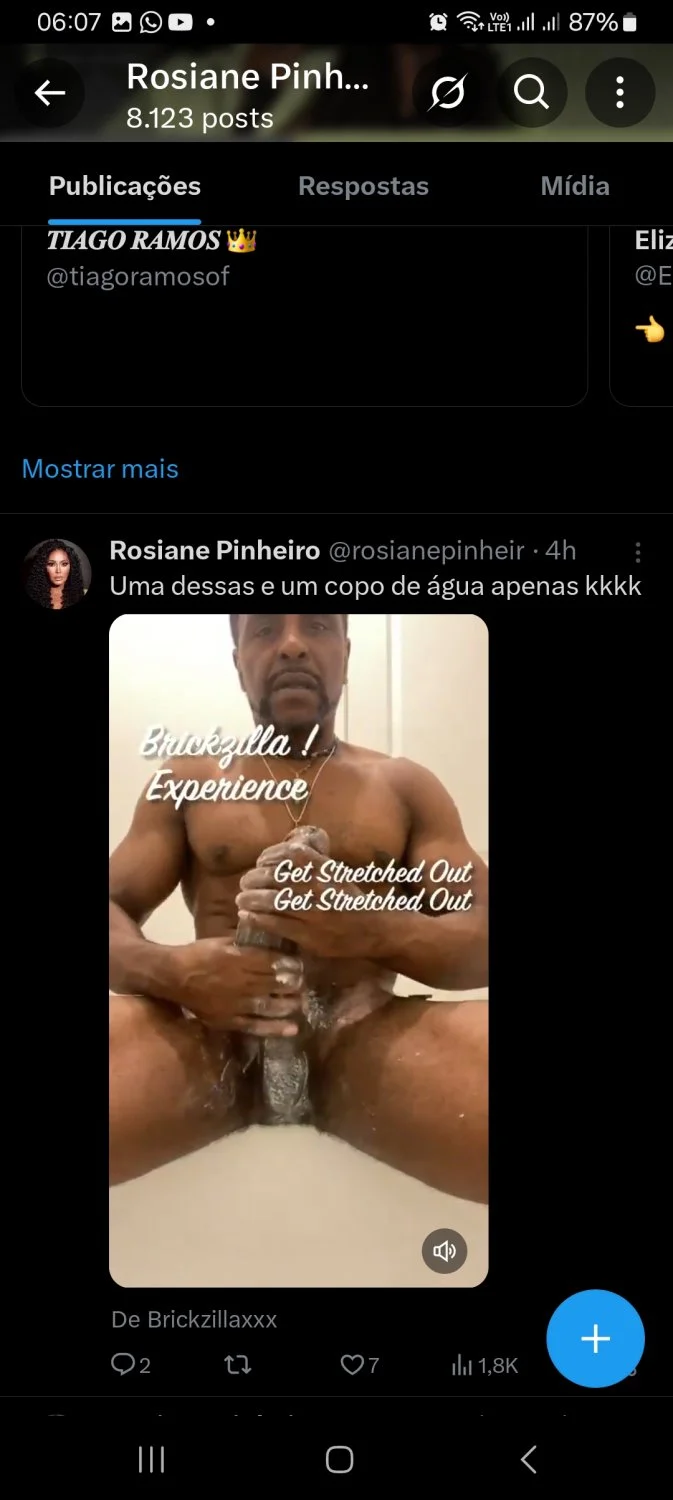 Os conteúdos dela devem mudar bastante, ou então ela foi hackeada. image 9
