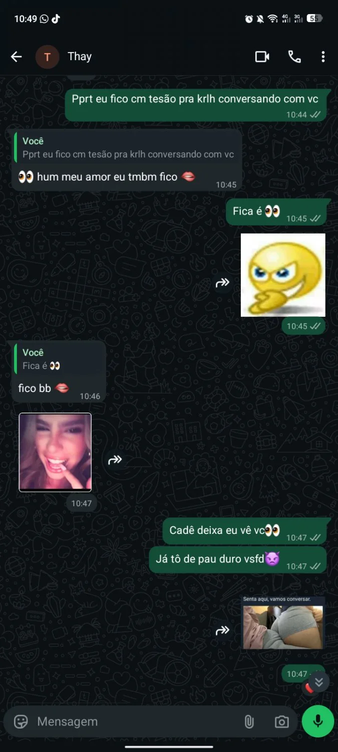 Thay novinha que namora é vazada no zap image 3