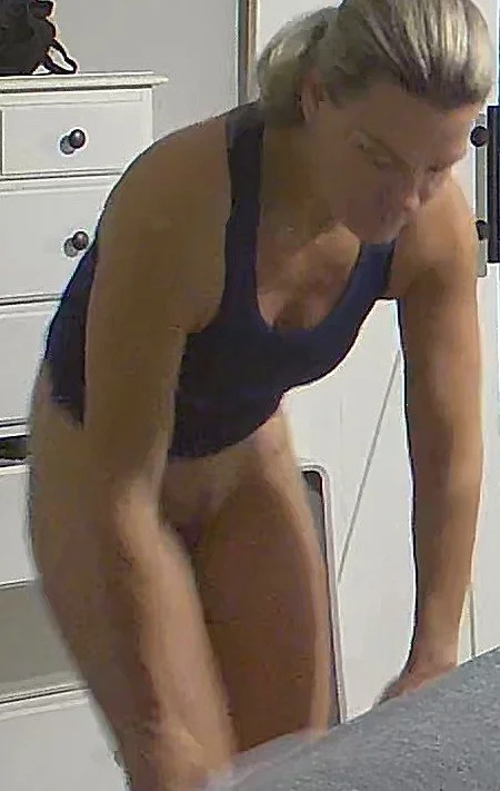 Fit wife, secret cam, MILF image 11