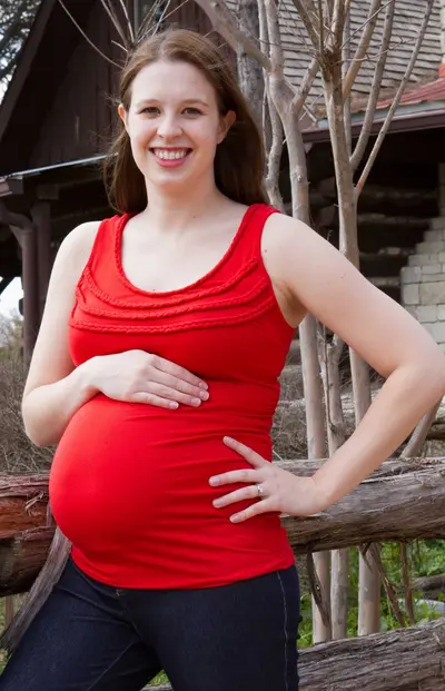 pregnant milf wife Aubrey loves to show off her belly cover image