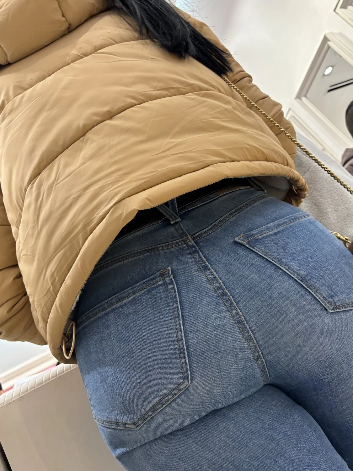 MILF booty in jeans image 11
