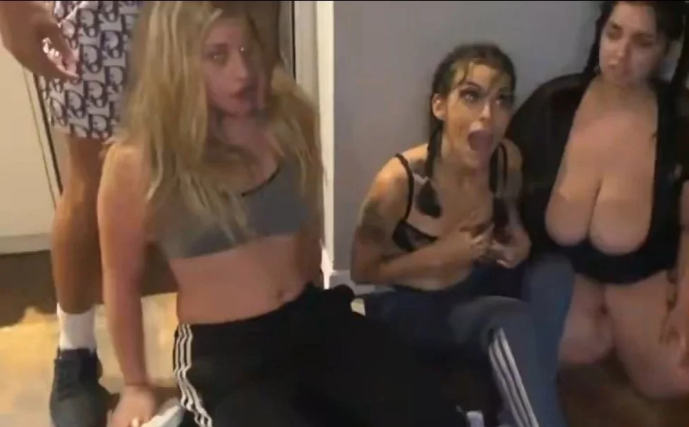 We caught three snowbunny in our crib and have our self a orgy party then send them home main image