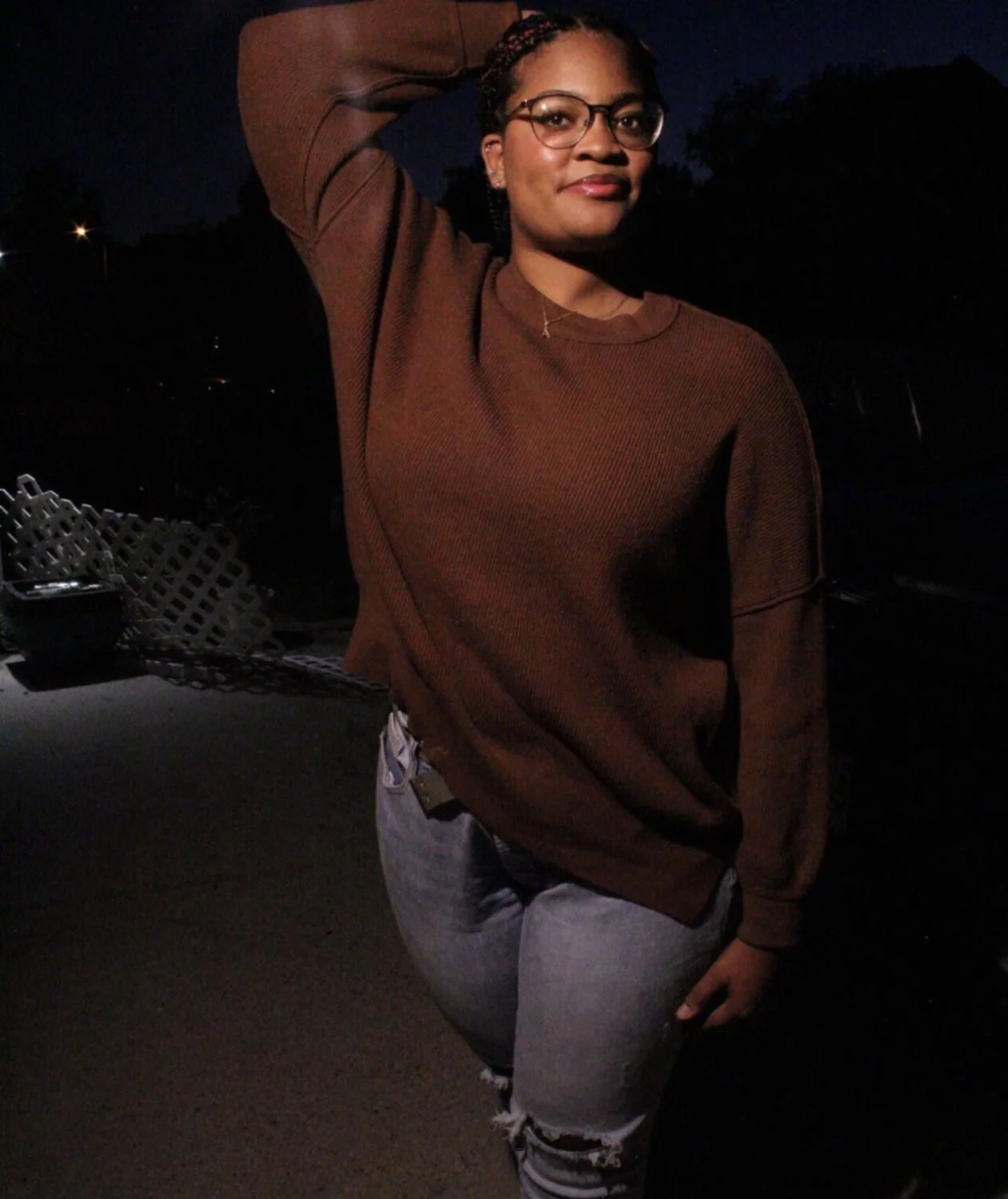 Asia the black slut loves showing her whole body to strangers online image 9