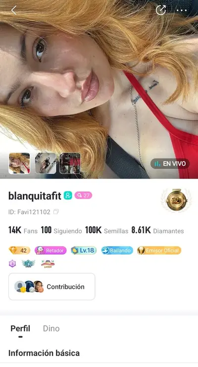 Bigo live - Blanquitafit cover image