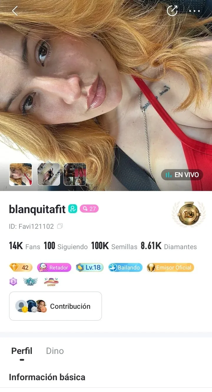 Bigo live - Blanquitafit main image