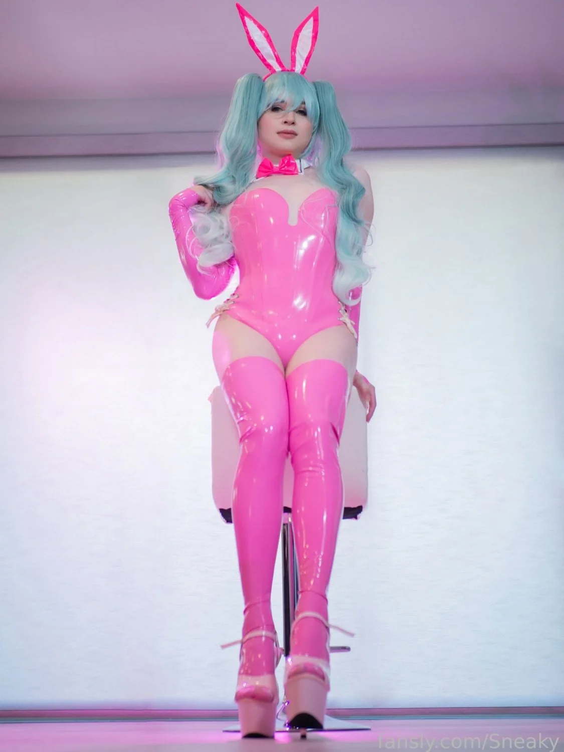 Sweet pink TS bunny image 6