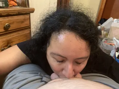 Sexy wife giving me some oral cover image