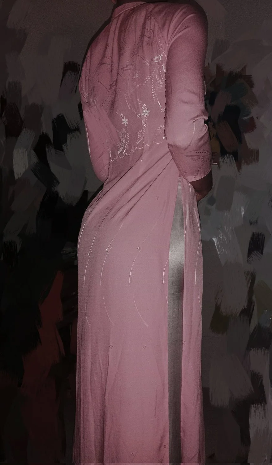in satin violet image 24