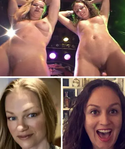 Kimberly & Leslie were very eager to get naked to win the contest cover image