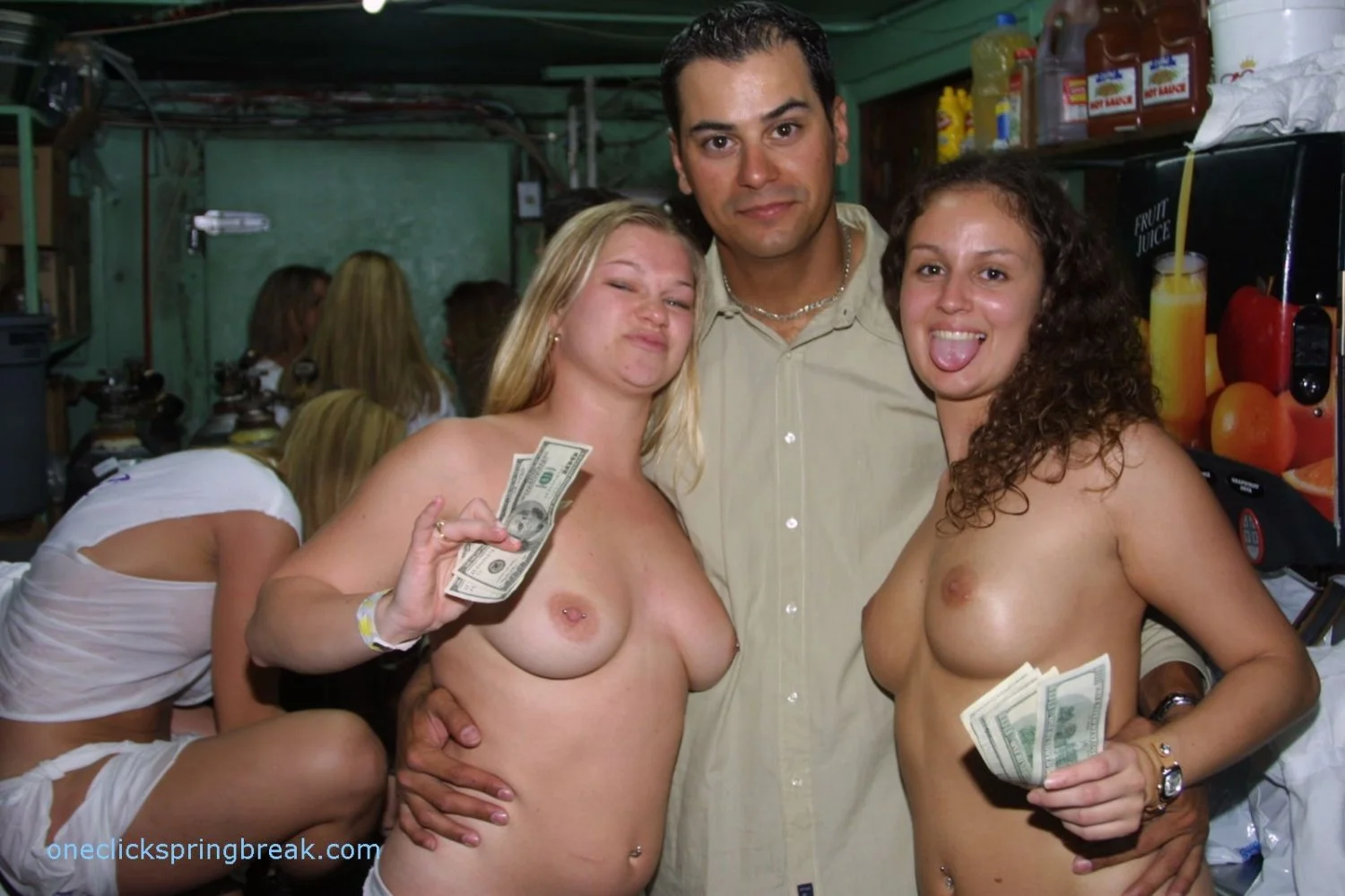 Kimberly & Leslie were very eager to get naked to win the contest image 13