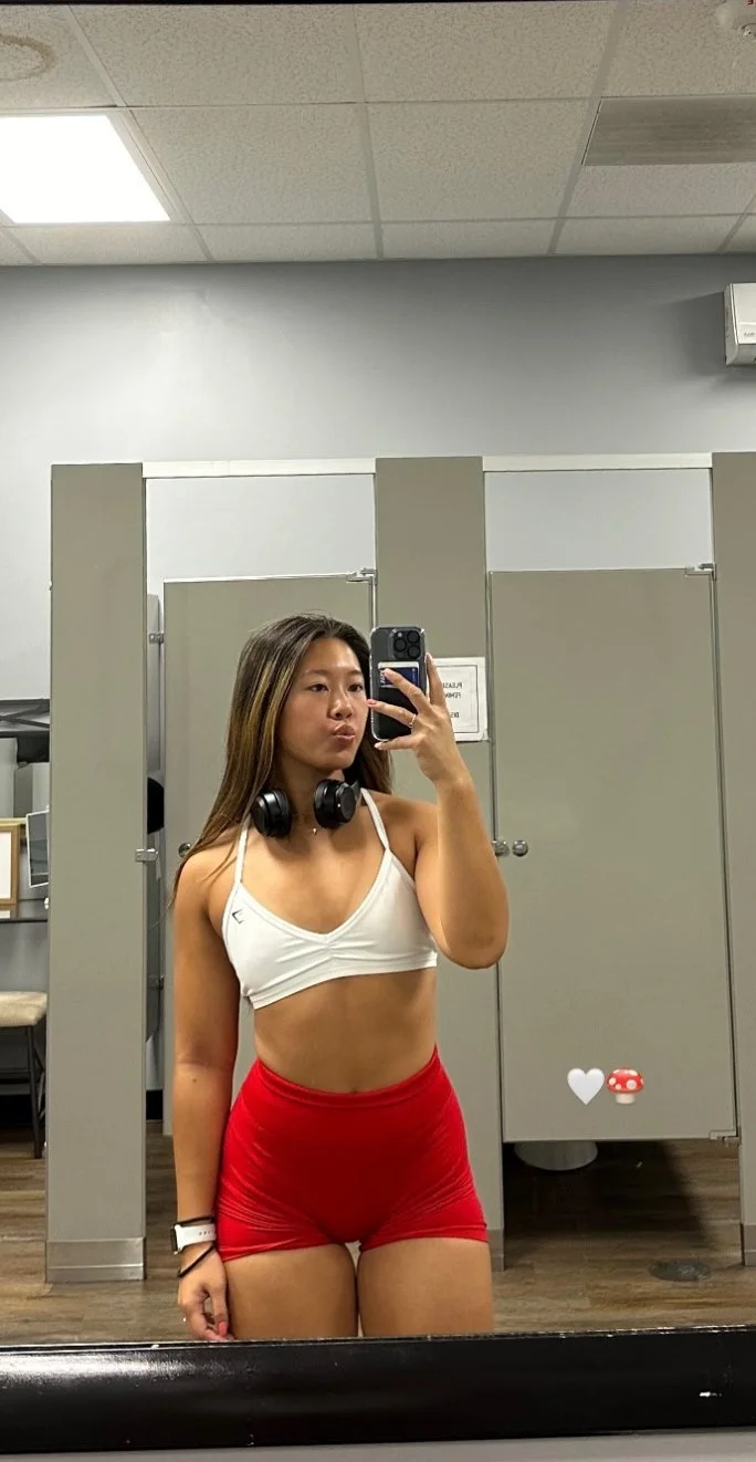 Asian gym baddie has great physique main image