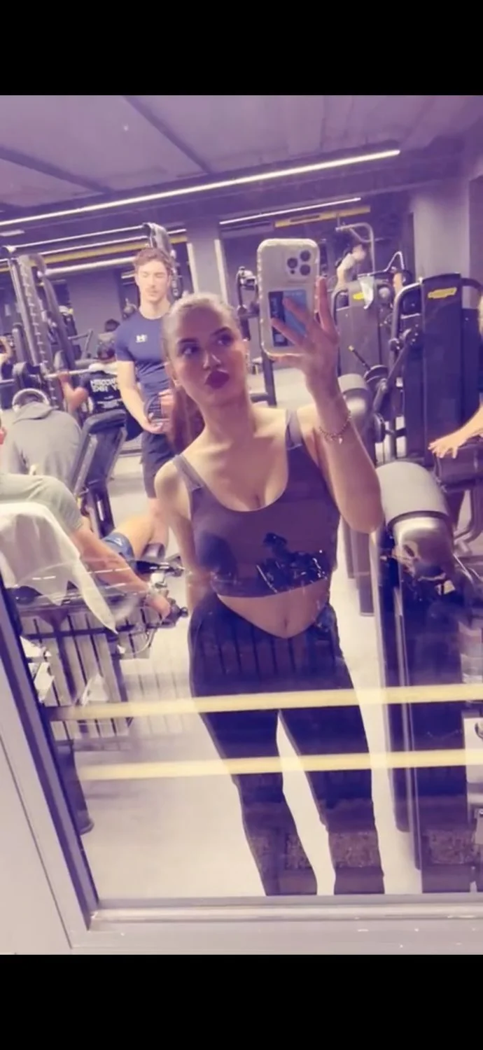 French Arabic sexy TikTok slut big boobs tits nude naked spy leak France image 20