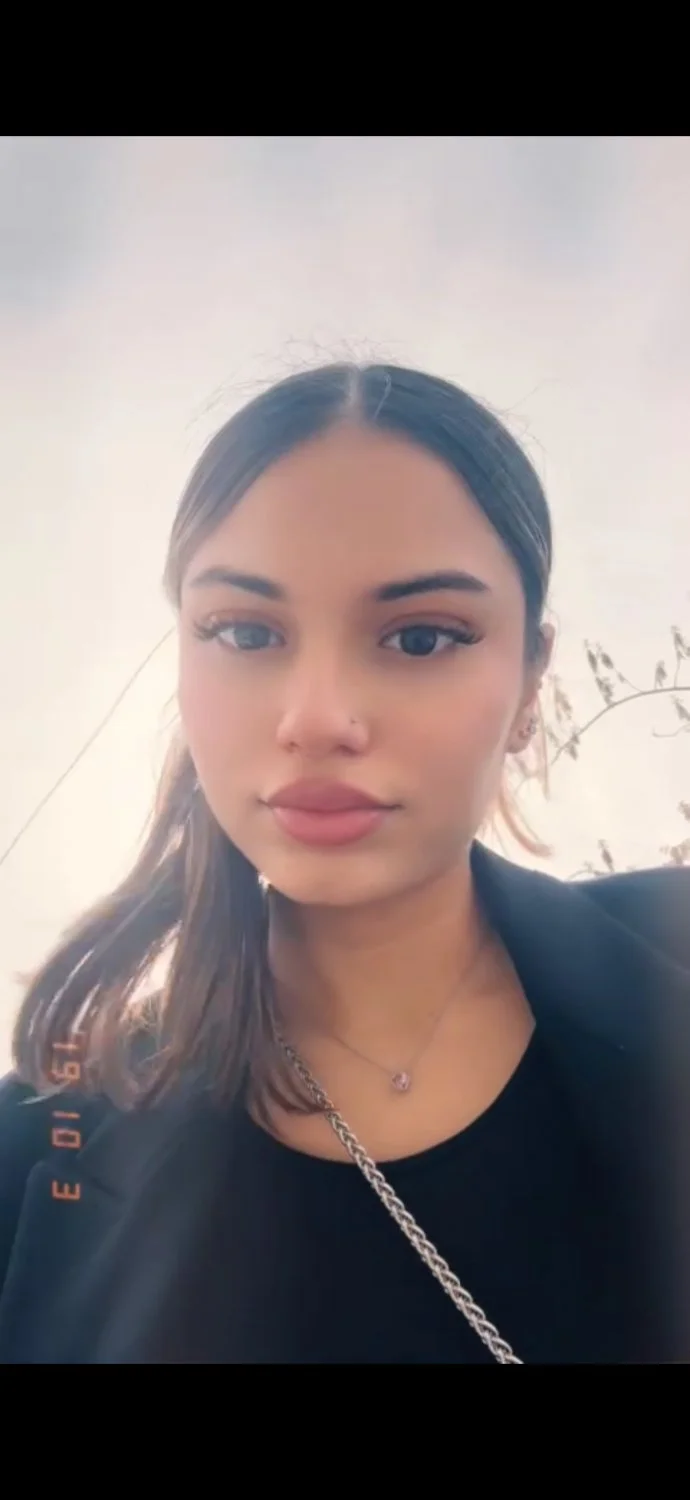 French Arabic sexy TikTok slut big boobs tits nude naked spy leak France image 21